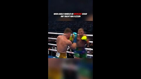 WHEN CANELO HUMBLED AN ARROGANT BOXER AND TAUGHT HIM A LESSON