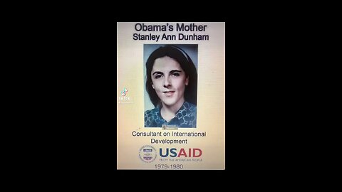 Obama‘s mother USAAID it’s all a scam!!!!!!!