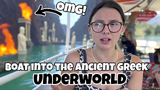 Boat trip Into The Ancient Greek UNDERWORLD!