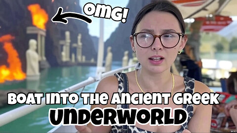 Boat trip Into The Ancient Greek UNDERWORLD!