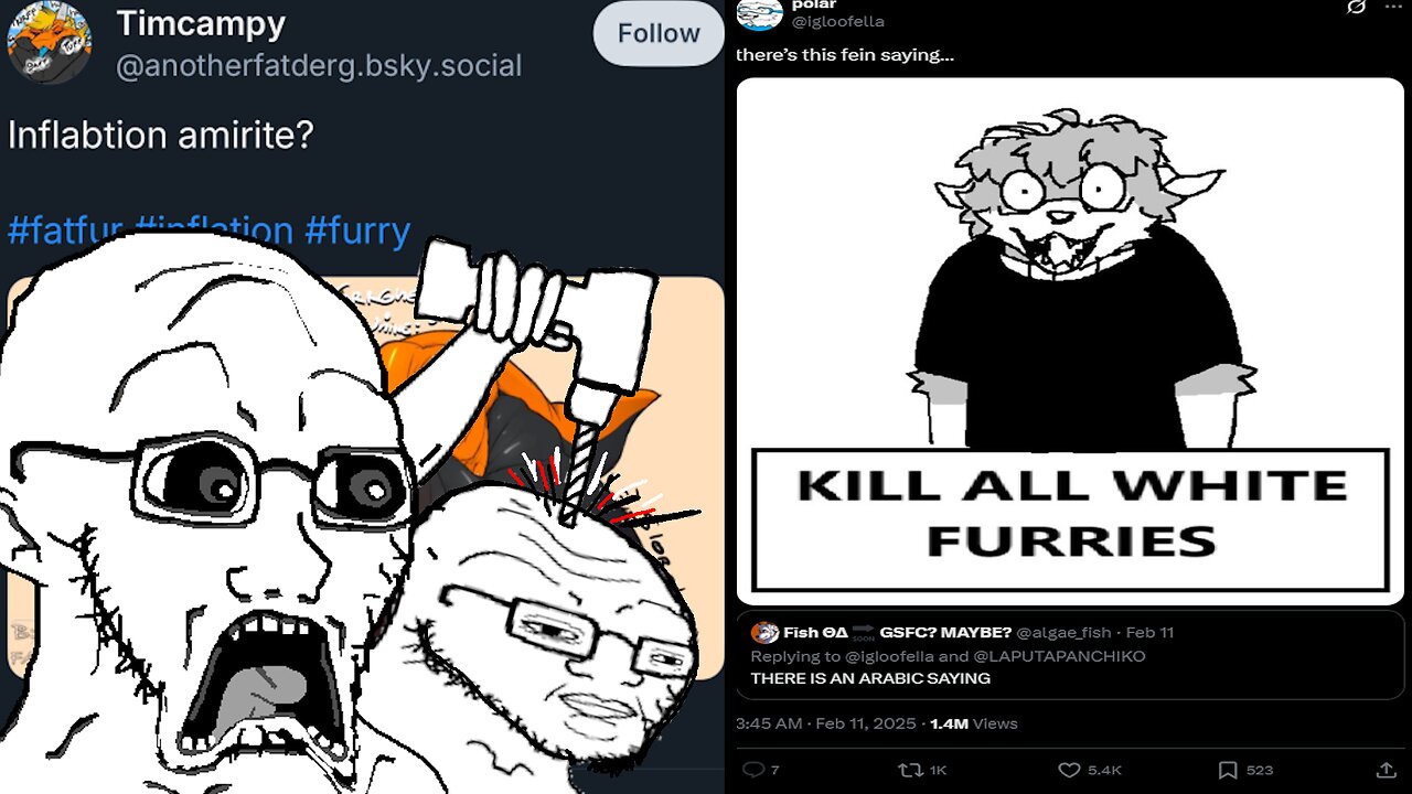 Looking at furry xitter- lots of drama