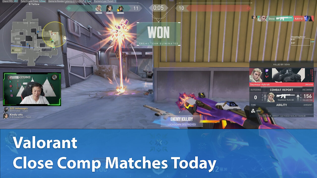 Close Comp Matches Today | Competitive 3W-0L | Valorant