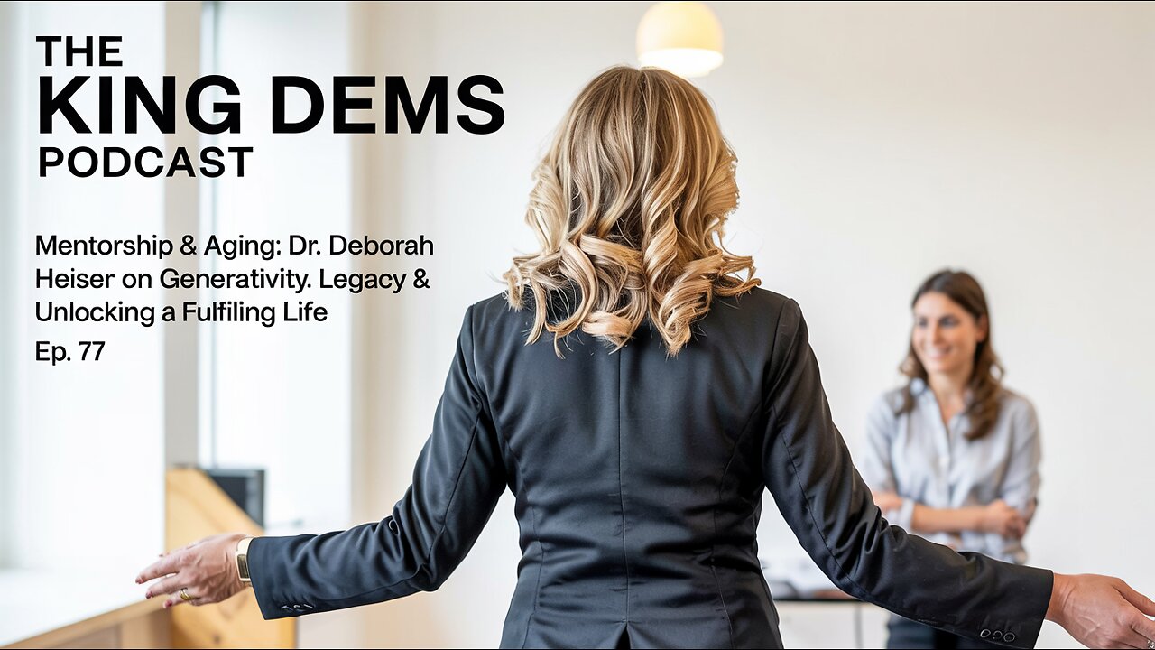 Mentorship & Aging: Dr. Deborah Heiser on Generativity, Legacy & Unlocking a Fulfilling Life| Ep. 77