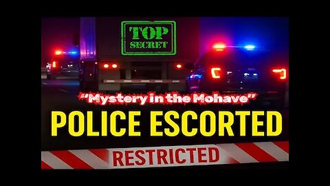 🚨 - HUGE Mysterious Convoy Caught Moving at NIGHT in the Remote Desert! TONS of Security