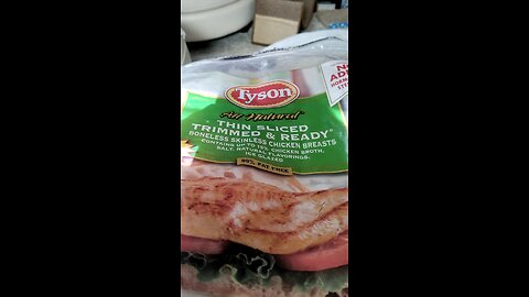 Eating Tyson Boneless Skinless Chicken Breasts, Dbn, MI, 4/30/25