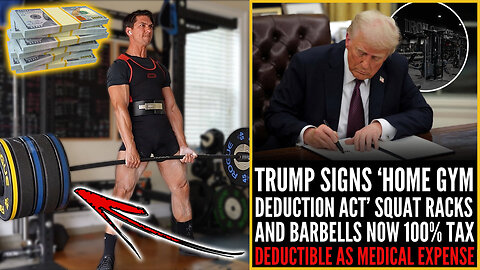Did TRUMP just make HOME GYM Equipment TAX DEDUCTIBLE??