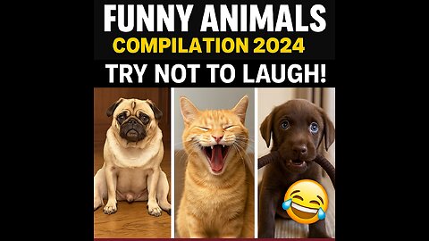Funny Animals Compilation 2024 🐶🐱 | Try Not To Laugh!