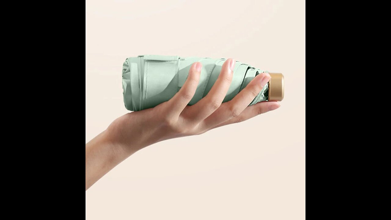 Mini Portable UV Protection Umbrella, for Travel & Commute