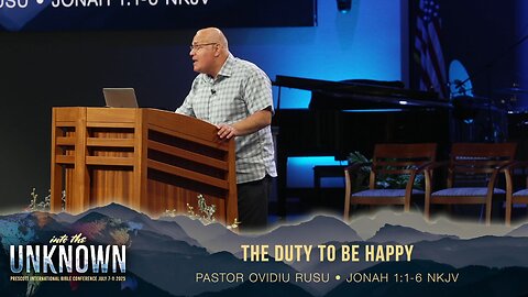 Pastor - Ovidiu Rusu. The duty to be happy.