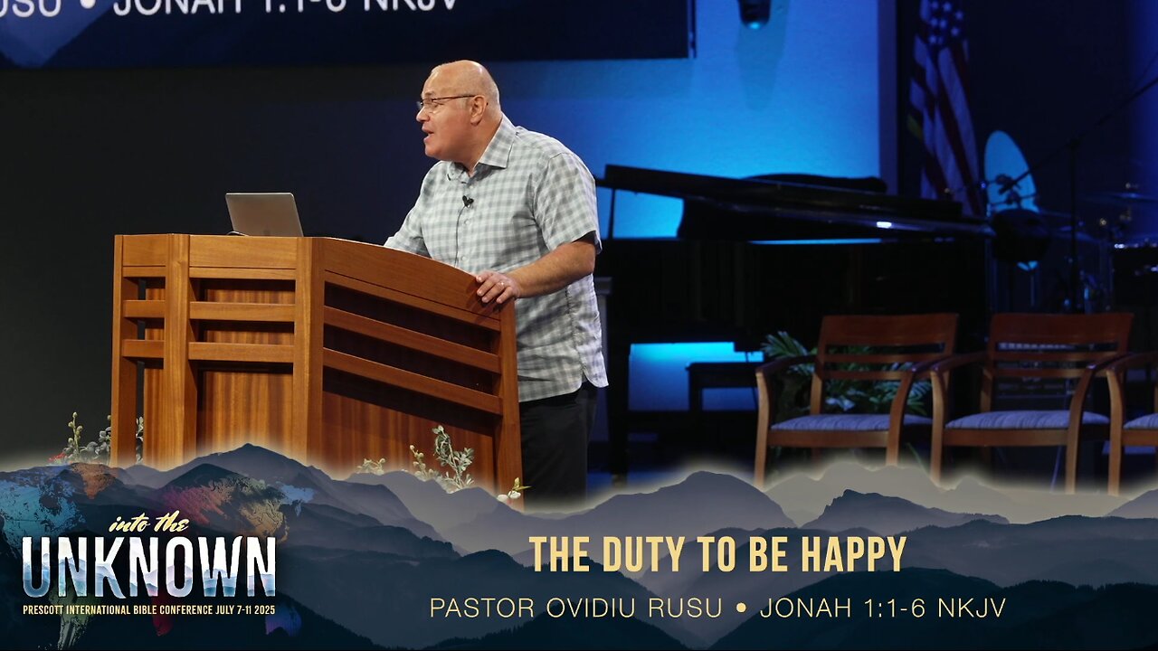 Pastor - Ovidiu Rusu. The duty to be happy.