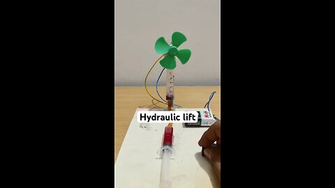 DIY Hydraulic Lift Model | Simple Syringe Project