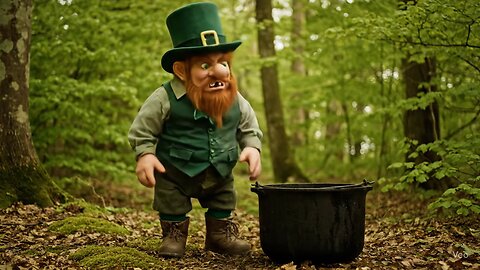This Leprechaun is NOT having it with influencers 😂💰 #stpatricksday #gold"