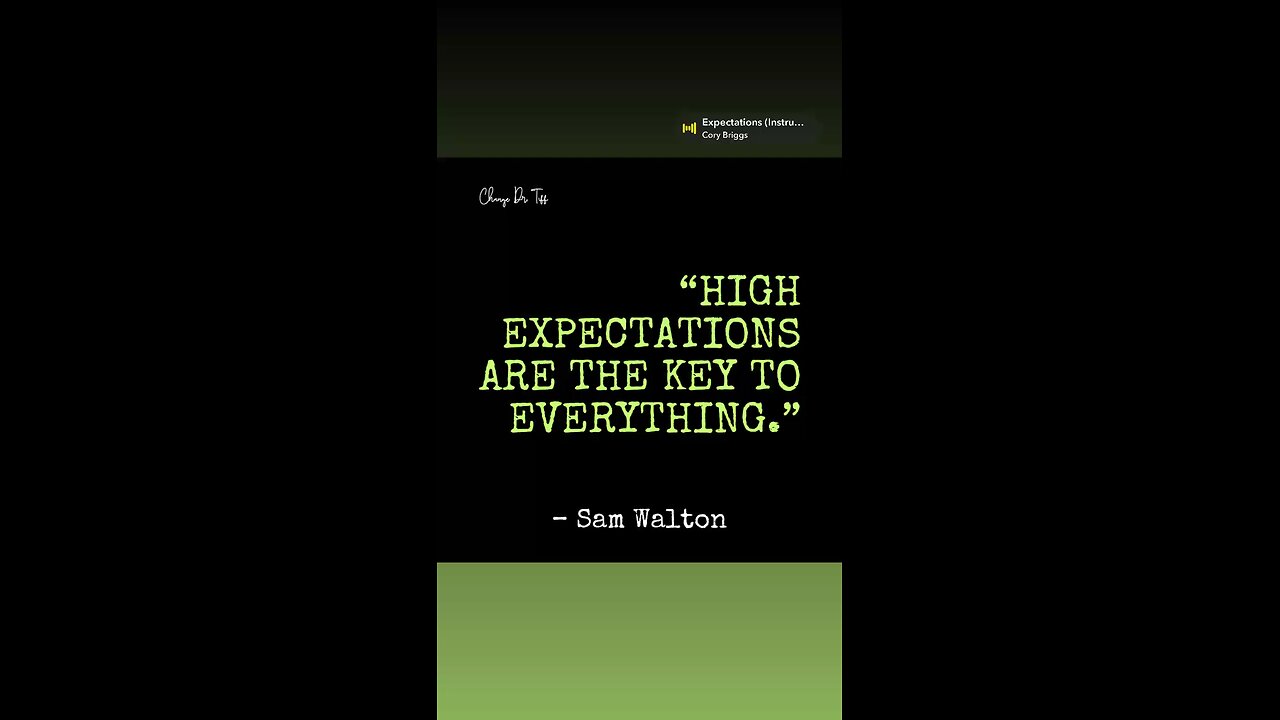 Aim high!