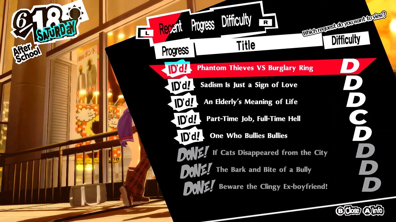 Persona 5 Royal (17) Mementos requests
