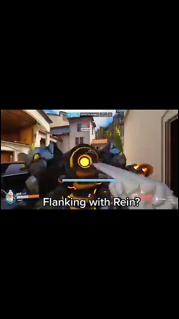 Flanking with a rein