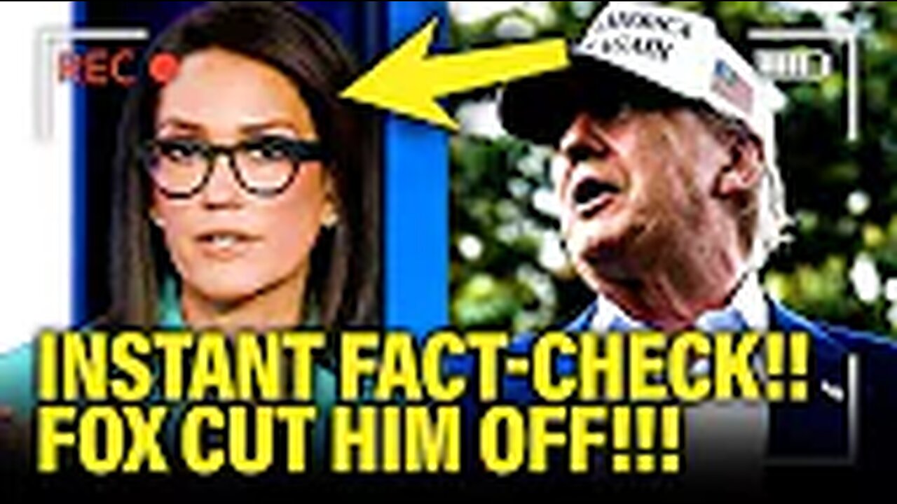 Fox CUT AWAY from UNHINGED TRUMP…host WRECKS him with RECEIPTS