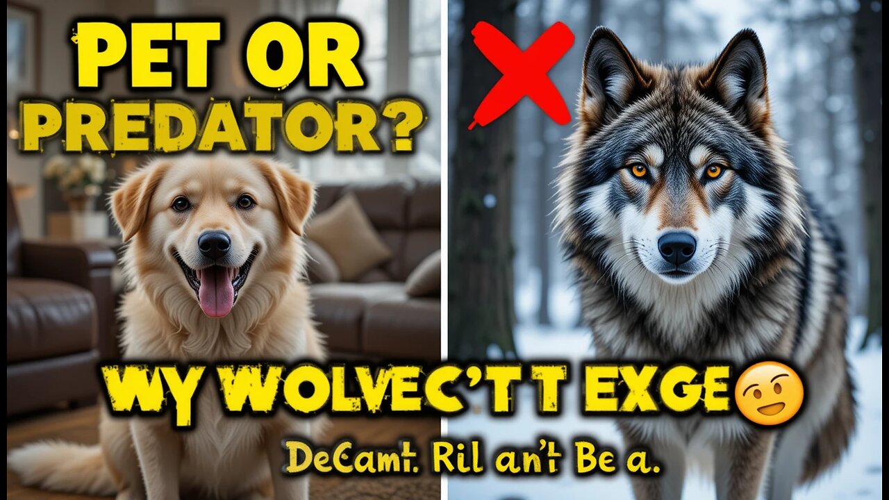 Why Wolf can't be a pet?