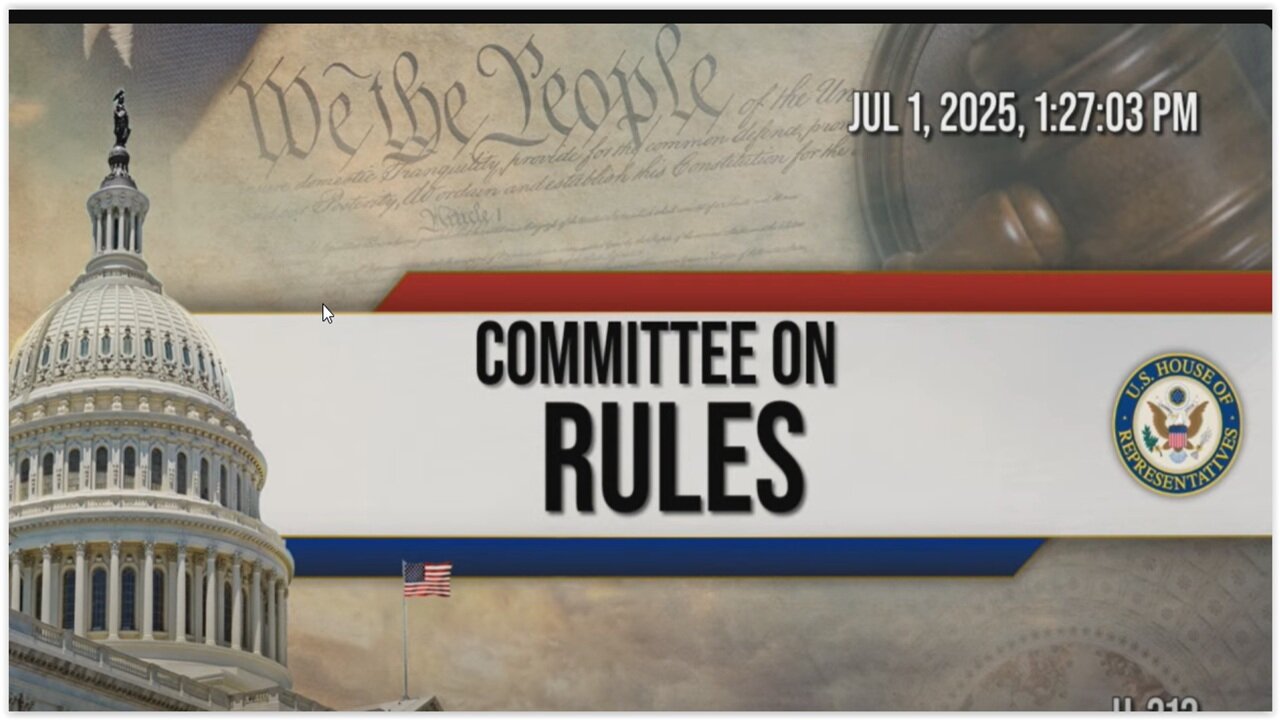 House Rules Committee: OBBB S2360 and Amendments 07.01.25