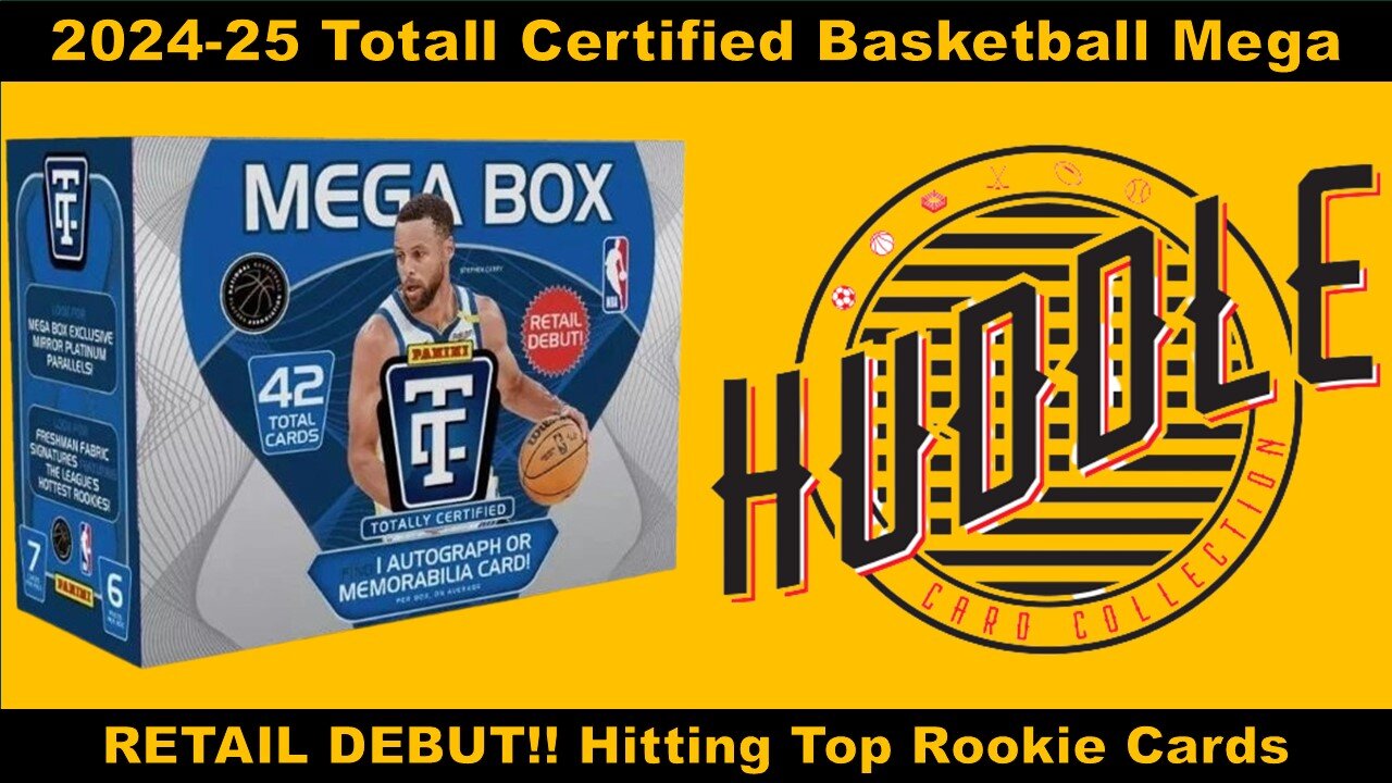RETAIL DEBUT!!!! Hitting A Rookie Patch Card Out OF A 2024-25 Totally Certified NBA Mega Box