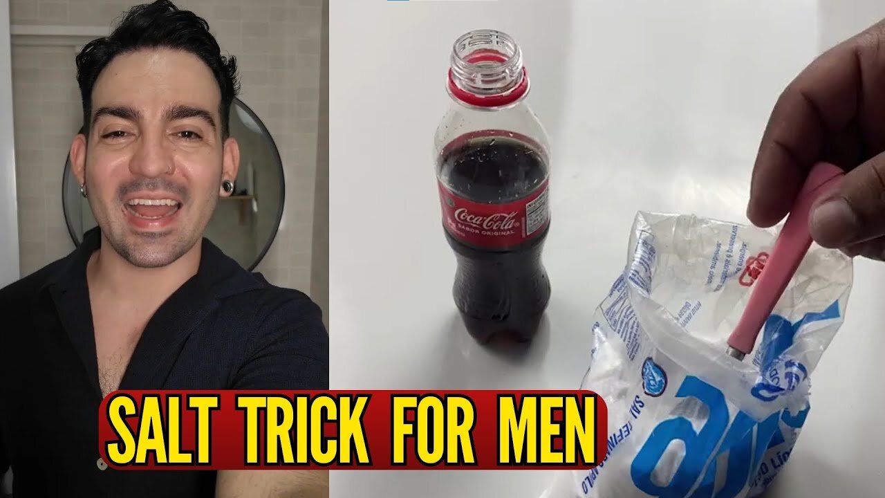 SALT TRICK - ( STEP BY STEP! ) - WHAT IS THE SALT TRICK? - SALT TRICK FOR MEN - BLUE SALT TRICK