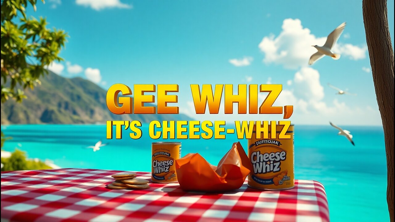 GEE WHIZ, IT'S CHEESE-WHIZ ~ OFFICIAL MUSIC VIDEO