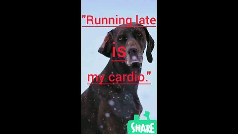 Running Late = Workout