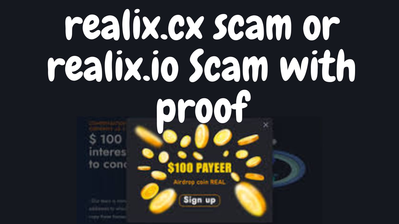 realix.cx scam or realix.io Scam with proof