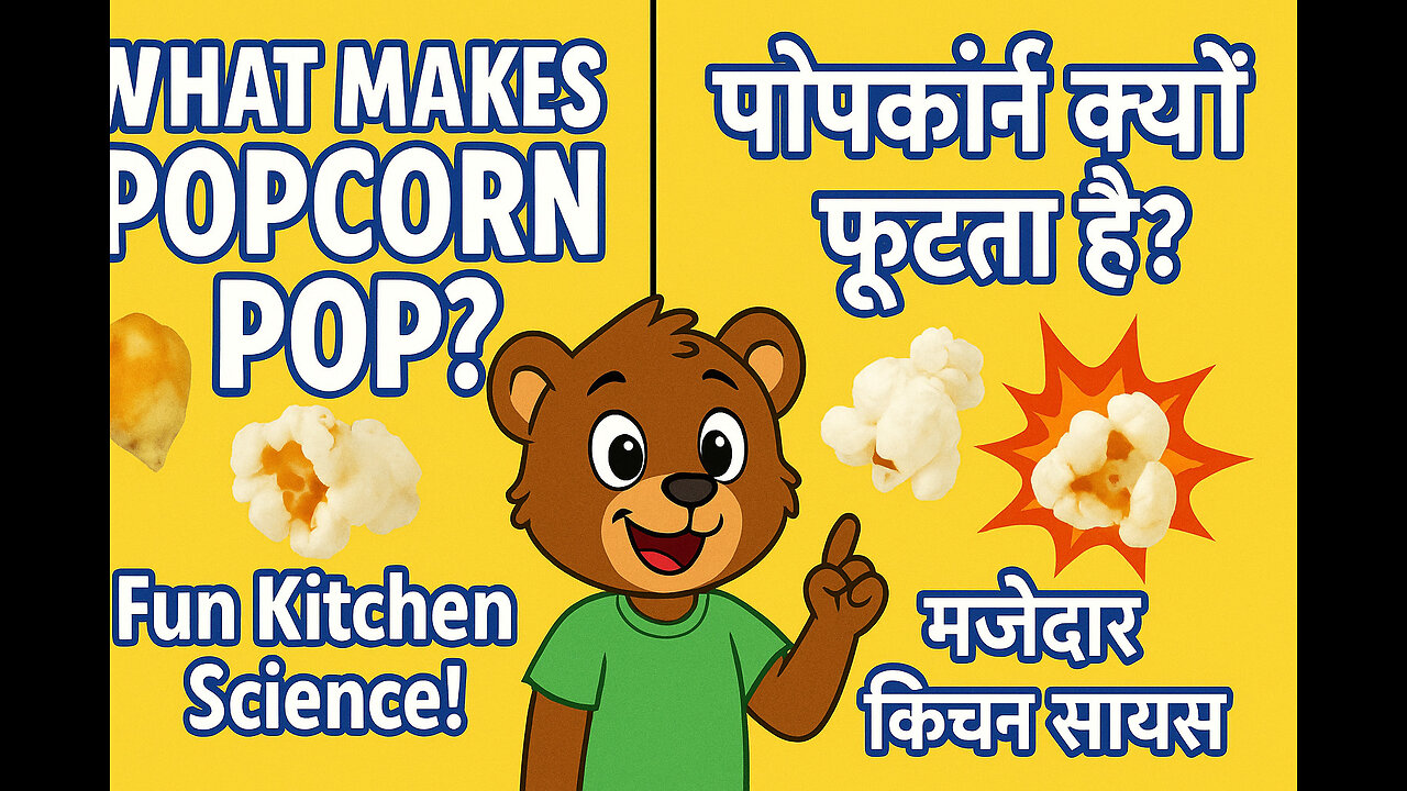What Makes Popcorn Pop? – Kitchen Chemistry for Kids!
