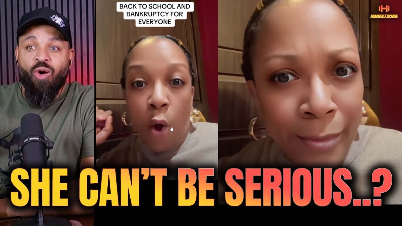 Black Woman with 3 College Degrees just said DUMBEST thing ever and REFUSES to pay college loans!
