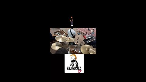 Elijah drums church on #praisebreak 🔥🔥🥁🎶 #majorscaletv