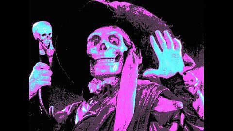 (phantom of the opera) public domain [1925] dithered CGA reshade 1080p