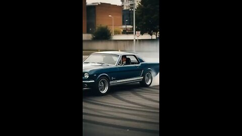 Sick classic car drifting