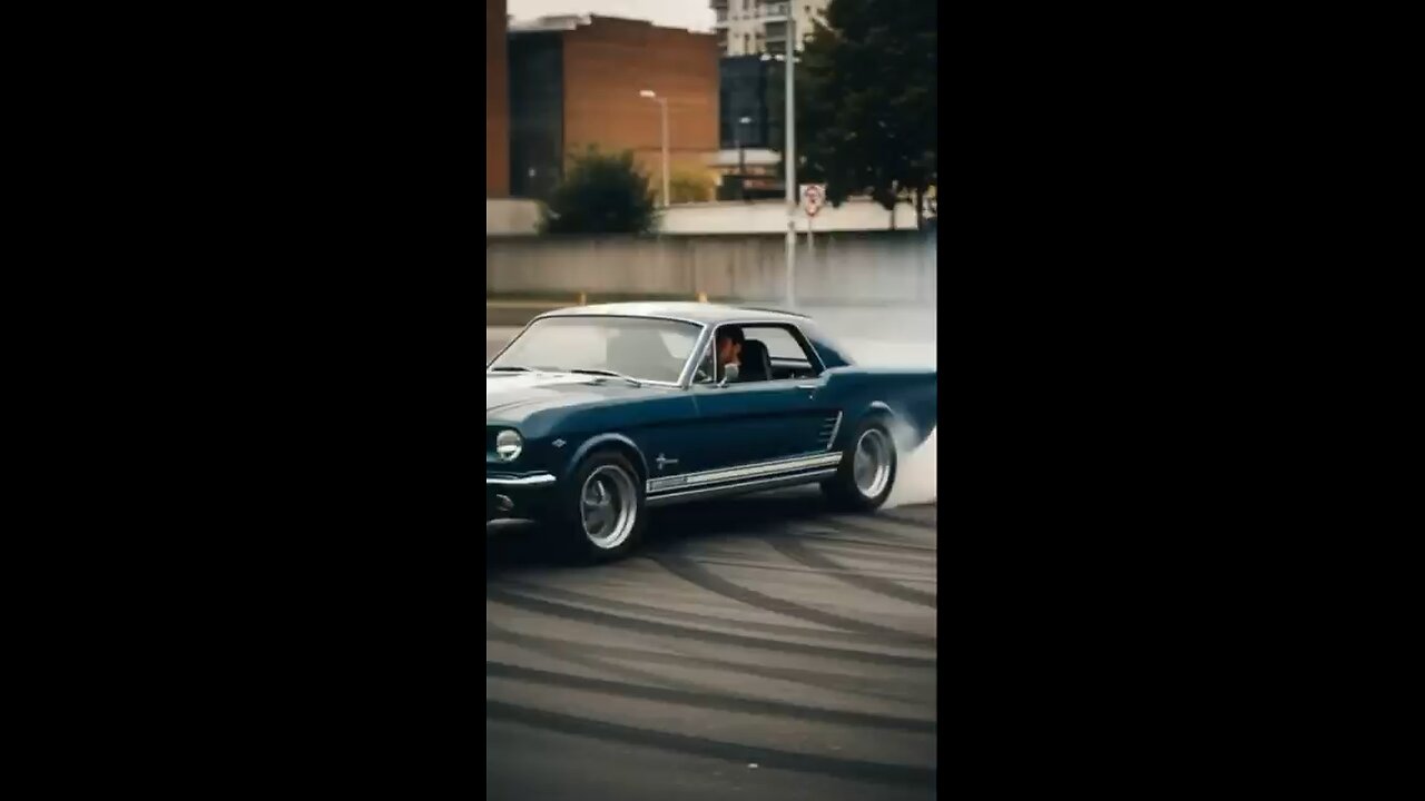 Sick classic car drifting
