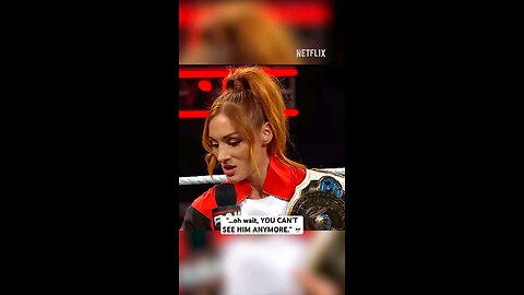 Becky didn't have to bring up John Cena