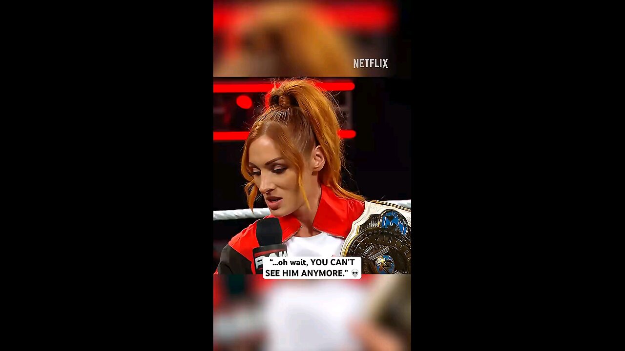 Becky didn't have to bring up John Cena