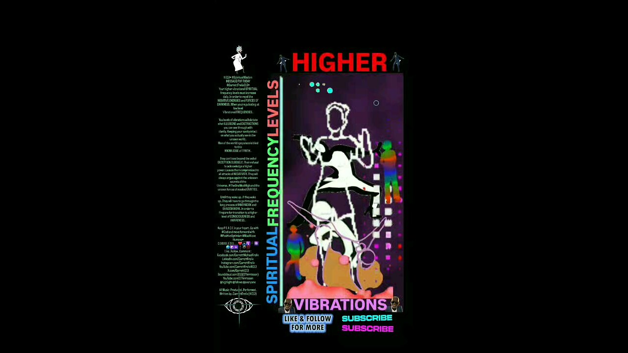 ▪︎HIGHER VIBRATIONS/SPIRITUAL FREQUENCY▪︎