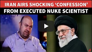 Iran Broadcasts Final Video Of 'Nuclear Spy' Rouzbeh Vadi Before Execution | 'I Told Mossad..