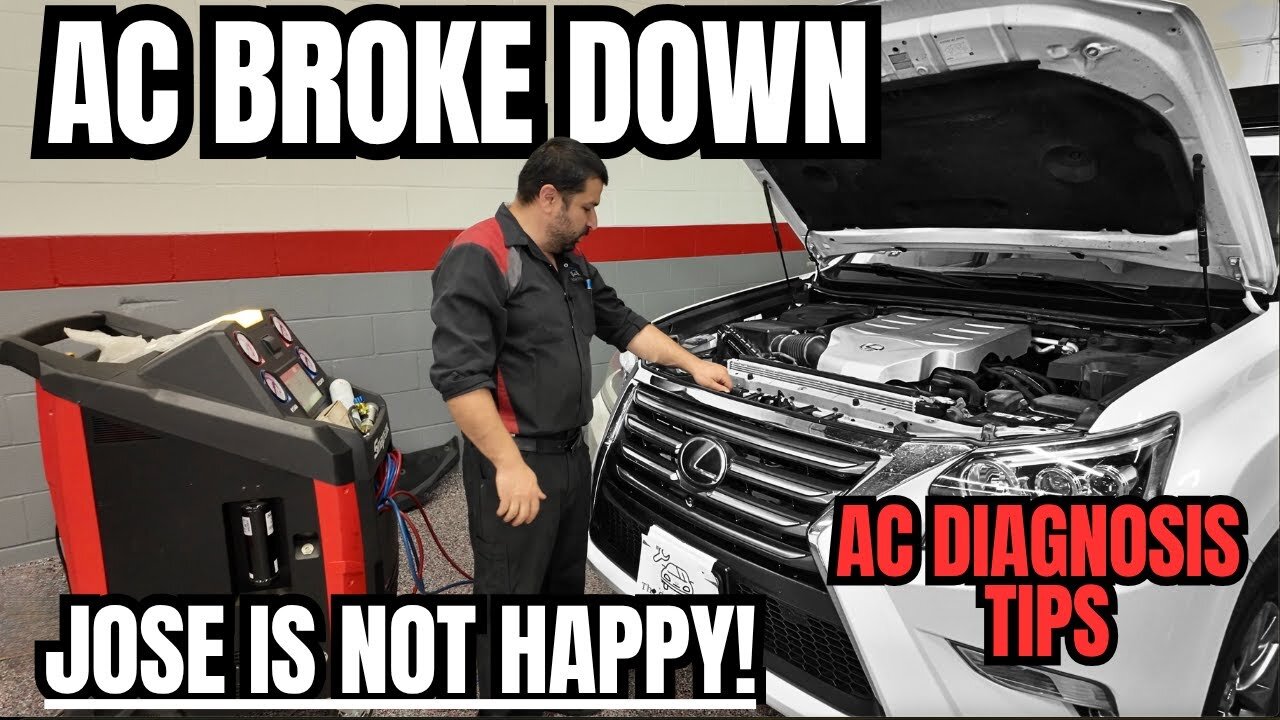 AC Broke Down In Our Cameraman's Lexus GX! Let's Fix it