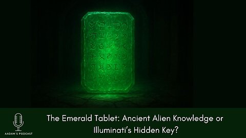 The Emerald Tablet: Ancient Alien Knowledge or Illuminati’s Hidden Key? | Podcast-254