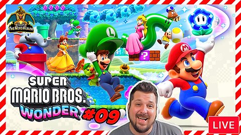 Super Mario Bros. Wonder #09 W6 Deep Magma Bog | 1st Time Playing | Nerd Realm 100% Playthrough