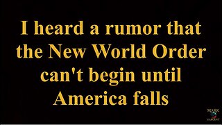 2020 - The New World Order can not start until America falls - be prepared ✅