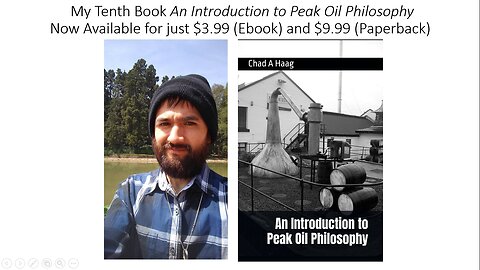 My 10th Book An Introduction to Peak Oil Philosophy Now Available!