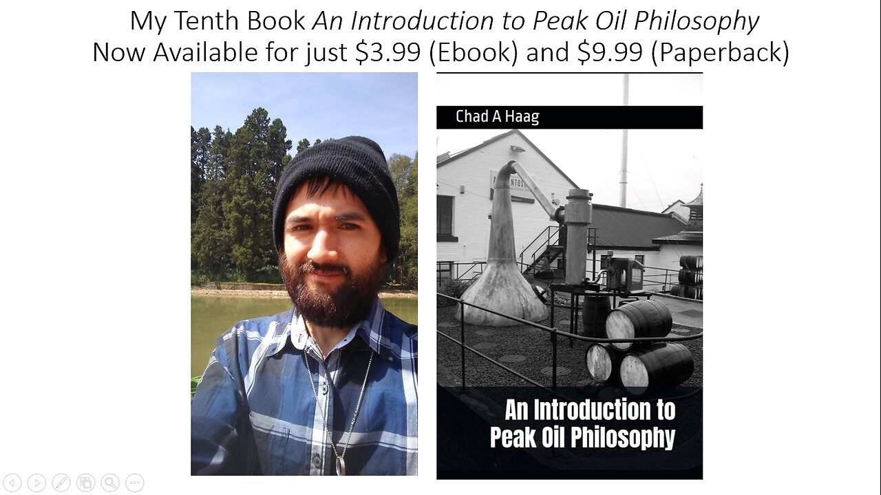 My 10th Book An Introduction to Peak Oil Philosophy Now Available!