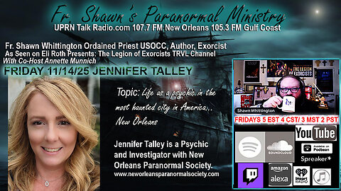 "JENNIFER TALLEY"! Haunted New Orleans!