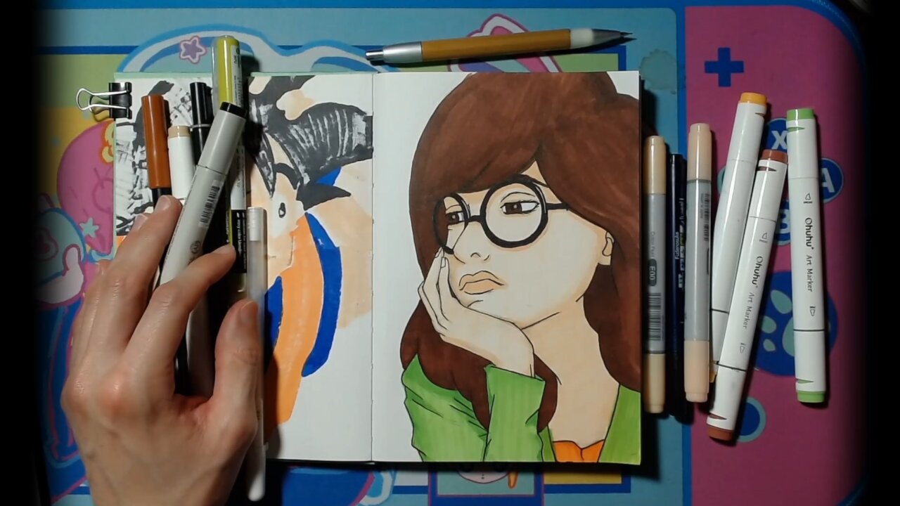 [DARIA] Daria: Pencil Sketch to Full Color
