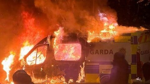 Dublin riots against RAPIST migrant!