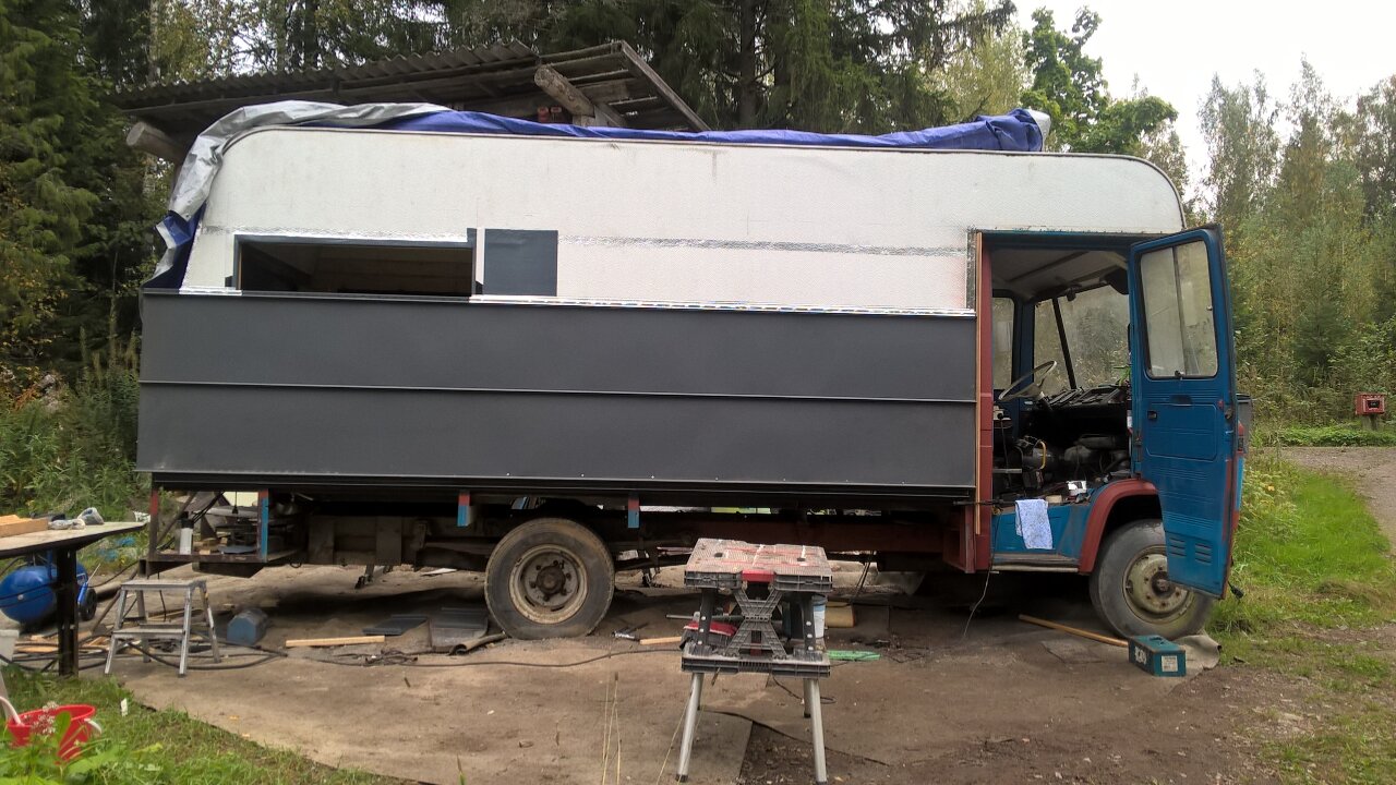 Mercedes 508D. Part 7. Not your Grandfather's Campervan.