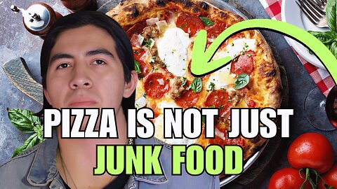 Pizza is not just junk food by Ed Delacruz. #health #healthy #healthadvice #reels #shorts