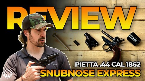 Pietta Review | 44 Cal Pietta™ 1862 Snubnose Army - Muzzle-Loaders.com
