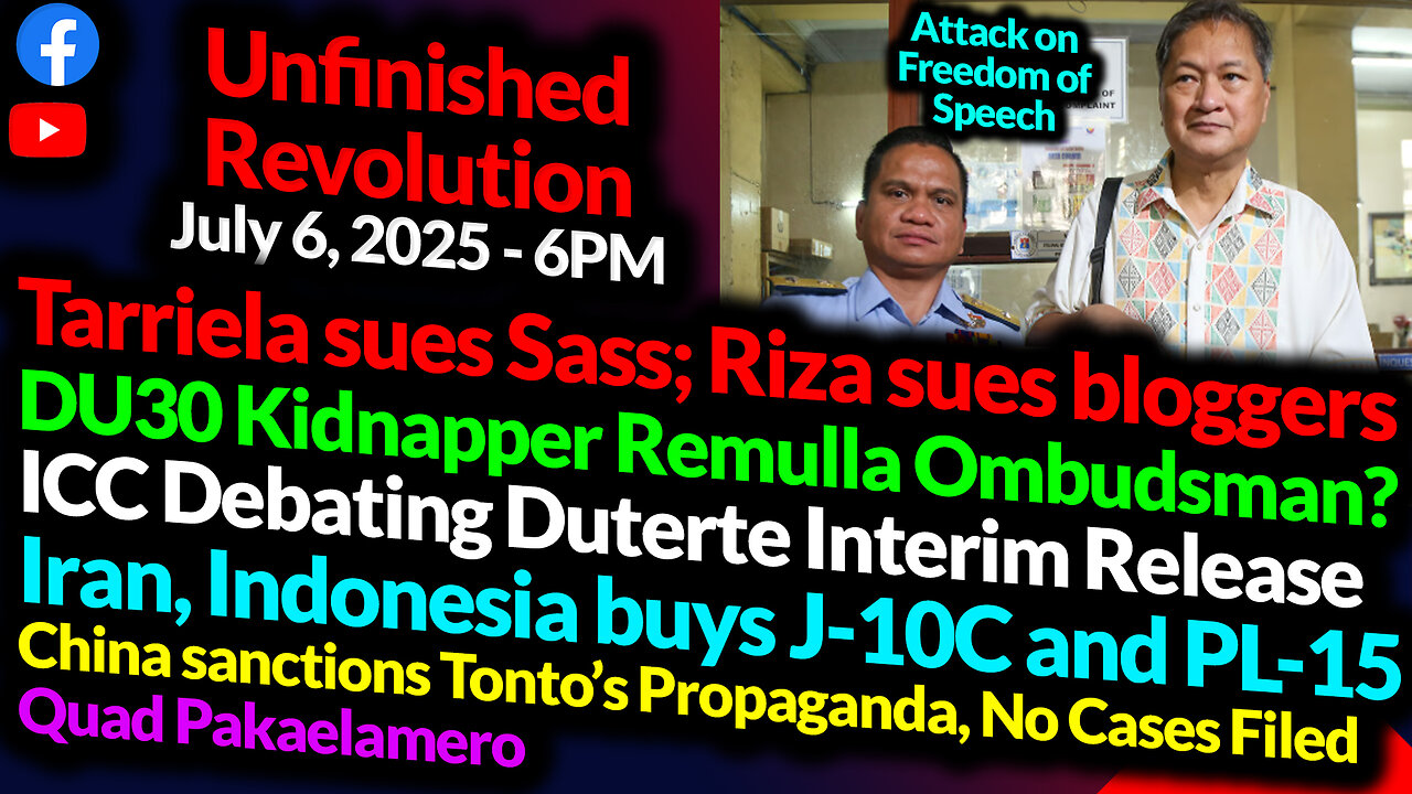 Cases VS Freedom of Expression, Tarriela v Sass, Risa v Vloggers | GTNR Ka Mentong Ka Ado